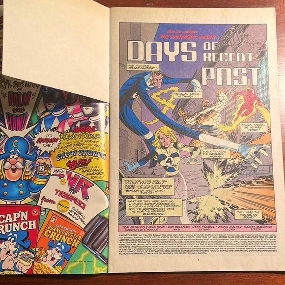 Marvel comics vintage FANTASTIC FOUR Vol 1, No 393, October 1994 - Picture 3 of 3